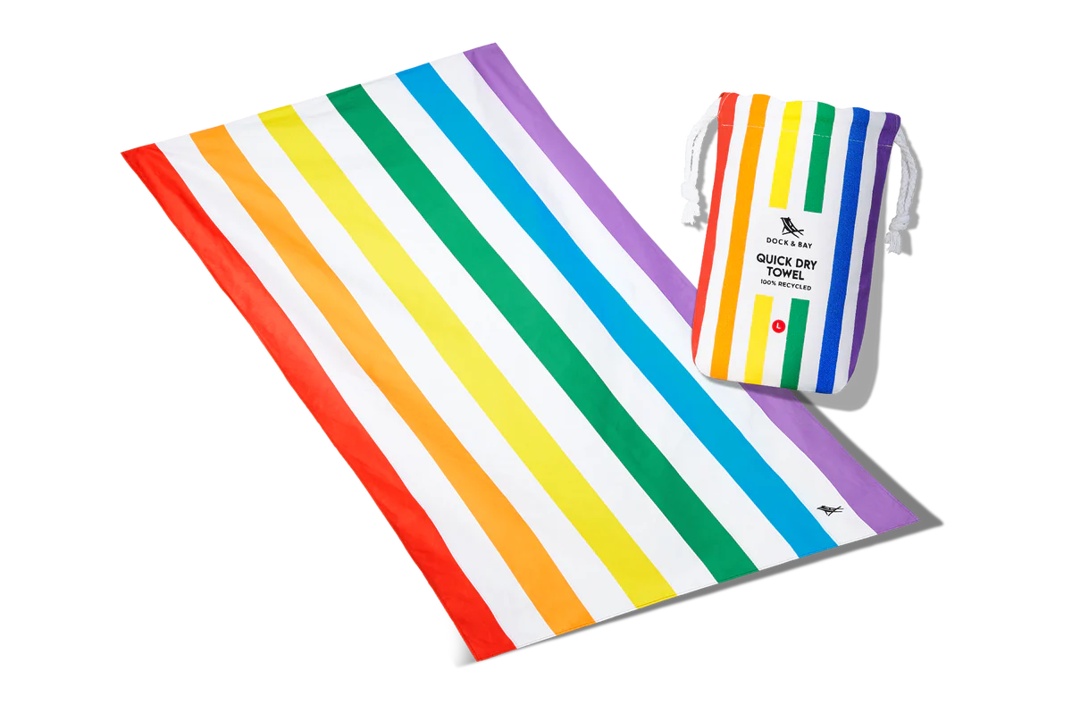 Dock & Bay - Quick Dry - Rainbow Skies